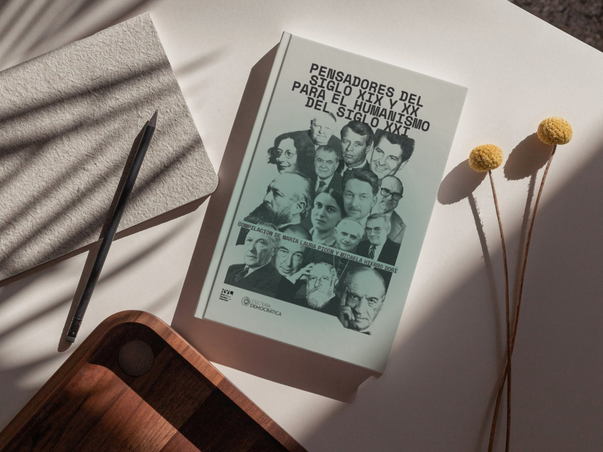 Portada del libro Pensadores del siglo XIX y XX para el humanismo del siglo XXI